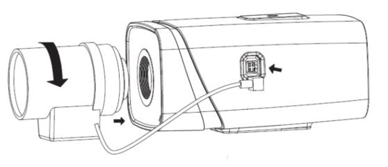 Схема монтажа IP видеокамеры BOLID VCI-320