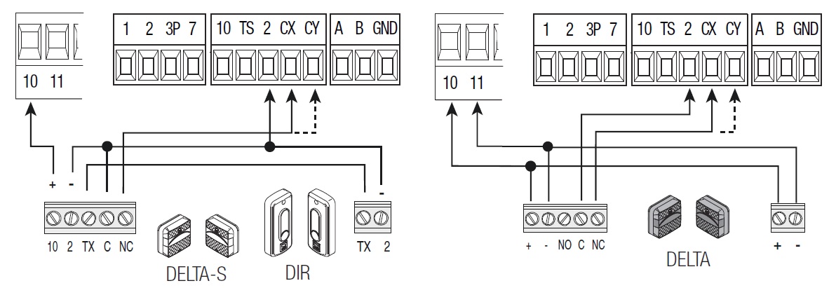 ZL65_Схема подключения фотоэлементов
