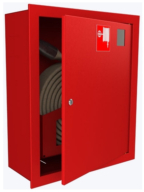 Тоир-М ШПК-310ВЗК - шкаф пожарный встраиваемый, закрытый, красный