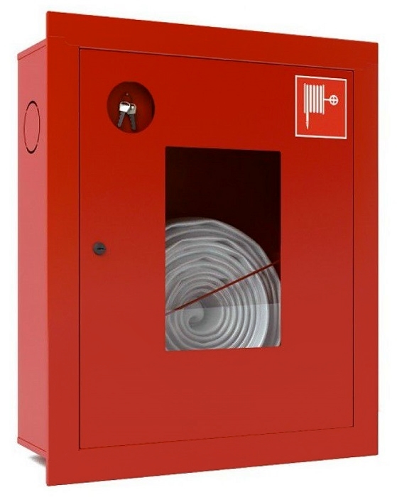 Тоир-М ШПК-310ВОК - шкаф пожарный встраиваемый, открытый, красный