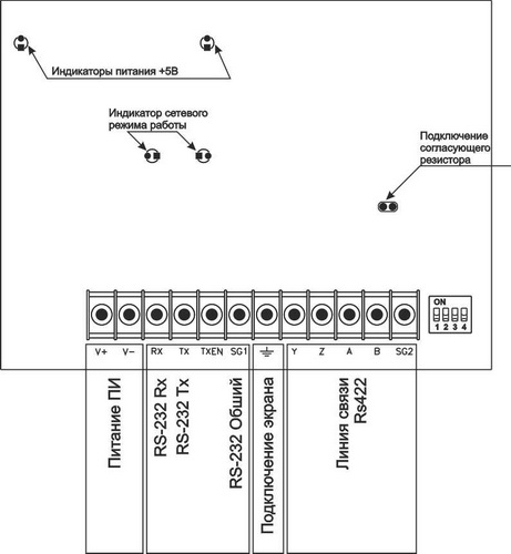 Схема подключения ПИ-01 IP20
