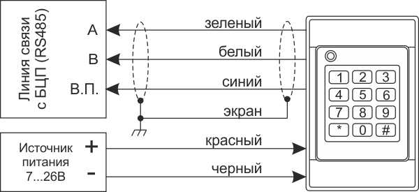 Схема подключения УСК-02КС