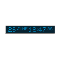 Вторичные цифровые часы с календарем