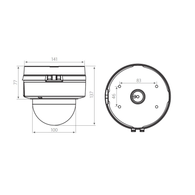 Уличная IP-камера с ИК-подсветкой STC-IPM3598A/1