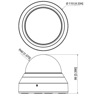 Купольная IP-камера SND-L5013P