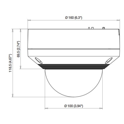 Уличная IP-камера купольная SNV-6084P