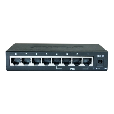 Неуправляемый сетевой коммутатор с PoE DES-1008P