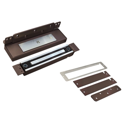 Влагозащищенный врезной электромагнитный замок с ручкой