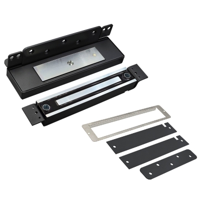 Влагозащищенный врезной электромагнитный замок с ручкой