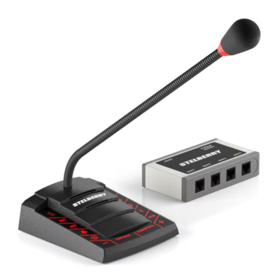 Цифровой микрофонный пульт на 4 зоны вещания