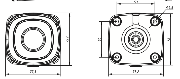 Габаритные размеры TR-D2153IR6 2.7-13.5