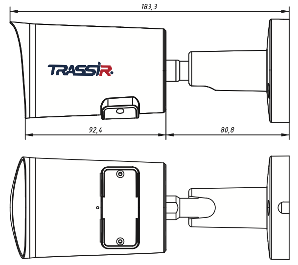 Габаритные размеры TR-D2152ZIR3 2.8-8