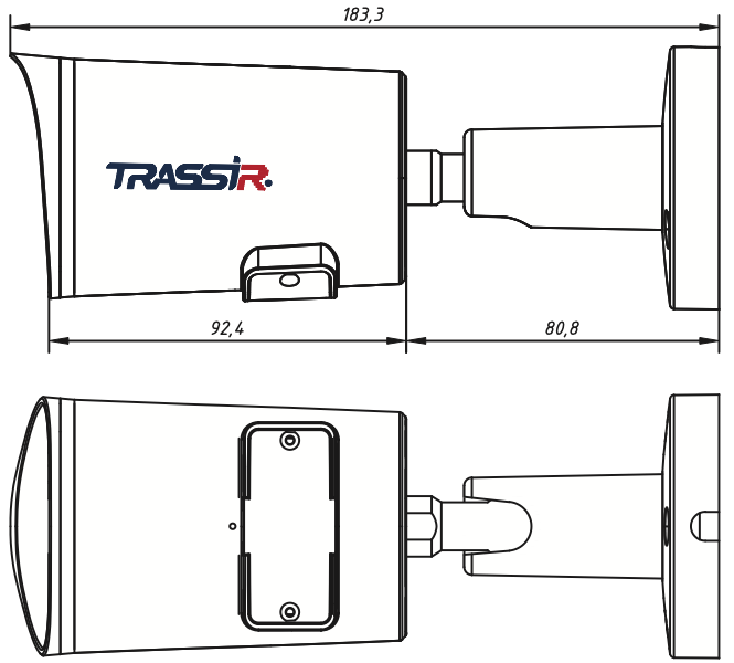 Габаритные размеры TR-D2151IR3 2.8