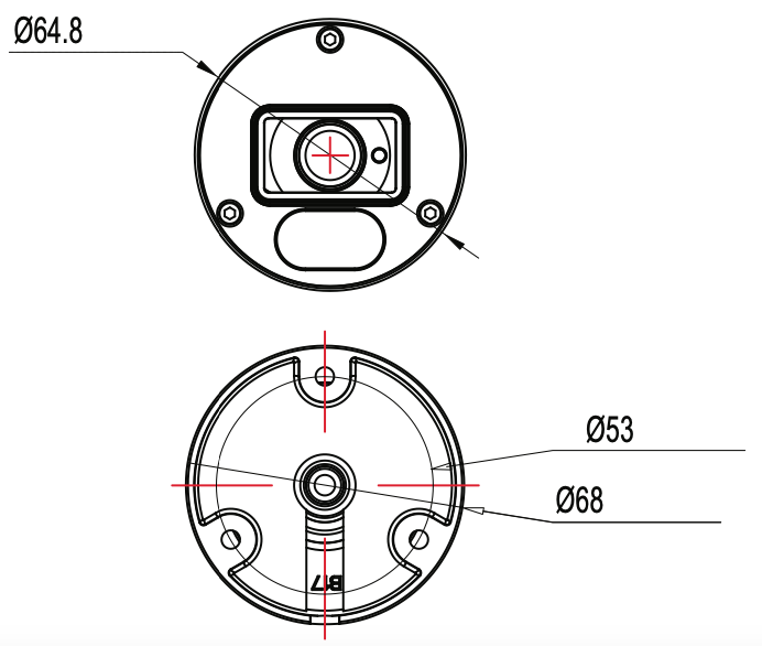 Габаритные размеры TR-D2181IR3 v2