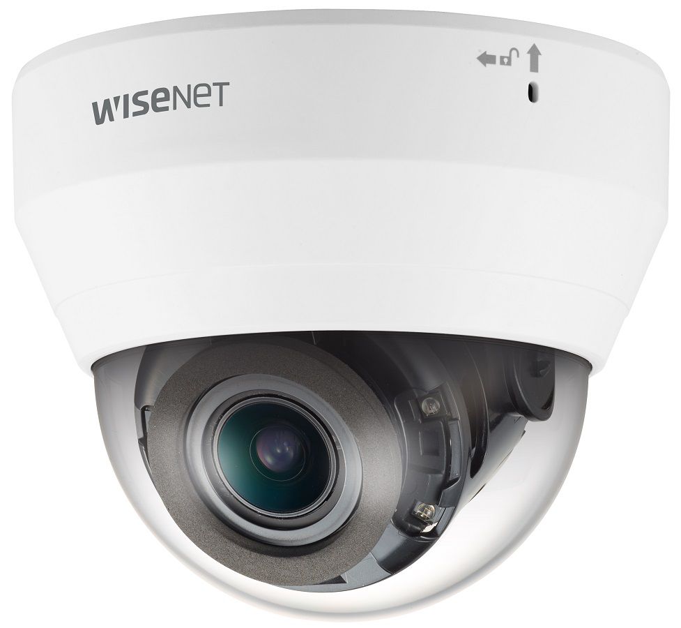 WISENET QND-7082R - 4 МП купольная IP камера с ИК подсветкой | f=3.2-10 мм,  3.1x опт. зум, ИК 20 м