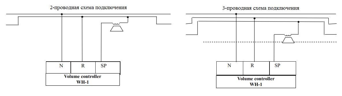 Схема подключения WH-1