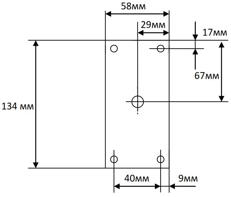 Схема монтажа Smartec ST-PR040MF