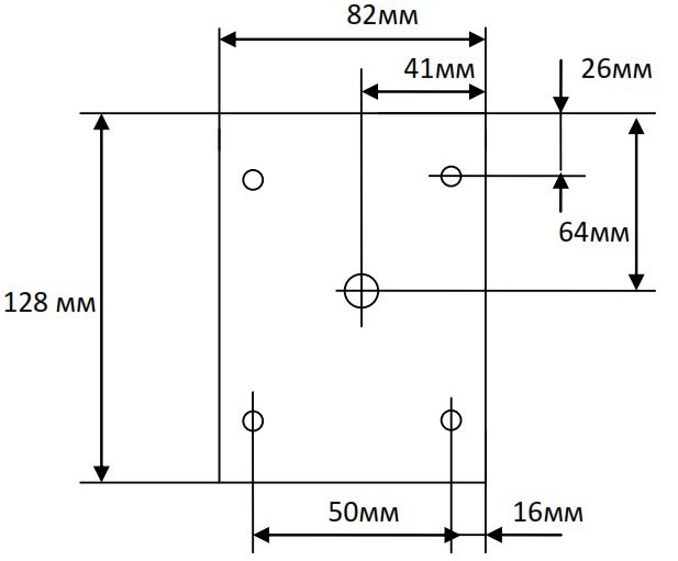 Схема монтажа Smartec ST-PR140MF