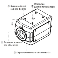 Корпусная AHD камера