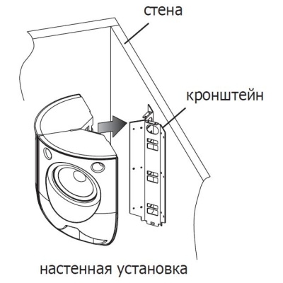 Угловой настенный громкоговоритель (снят с производства) CF-60 (W/B)