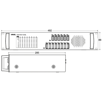 Блок монитора IPM-9208