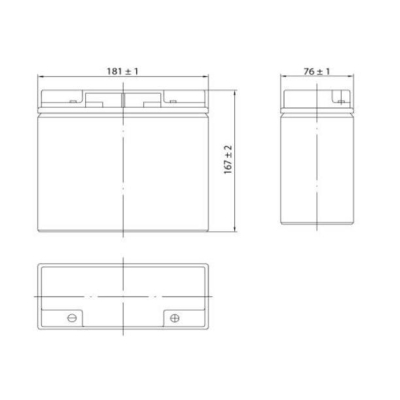 Аккумулятор 12В, 17 А/ч NP 17-12