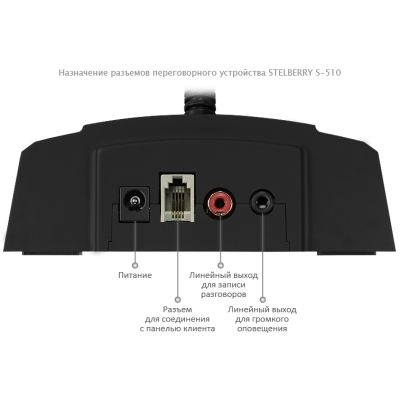 Переговорное устройство "Клиент-кассир" S-510