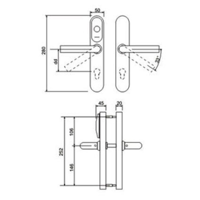Электронная накладка на дверной замок Eurolock EHT net