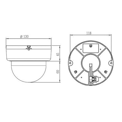 Купольная HD-SDI камера STC-HD3521/3