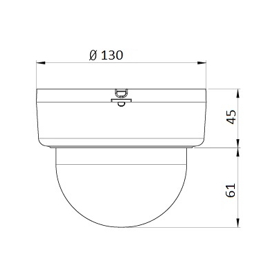 Купольная мультиформатная камера STC-HD3523/3