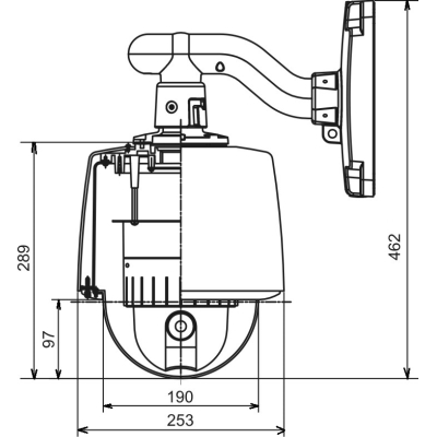 PTZ HD-SDI камера STC-HD3925/2