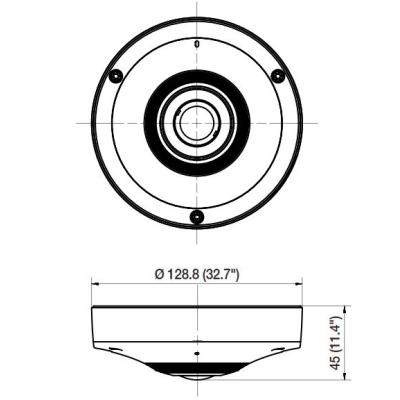 IP камера рыбий глаз SNF-7010P