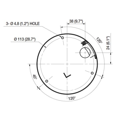 IP камера рыбий глаз SNF-7010P