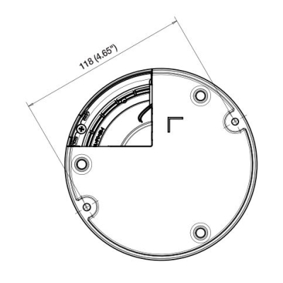 Купольная IP-камера с ИК-подсветкой SND-7084RP