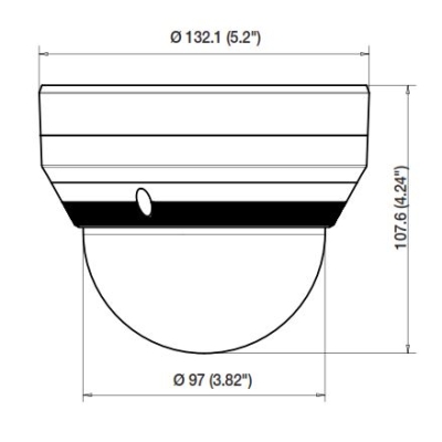 Купольная IP-камера с ИК-подсветкой SND-7084RP
