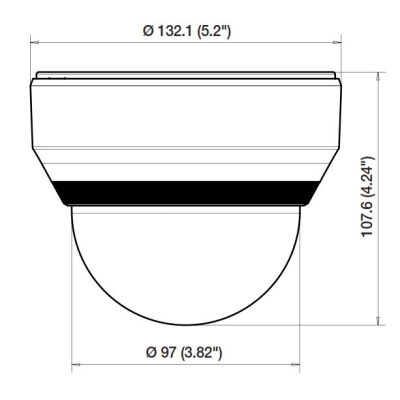 Купольная IP-камера SND-7084P