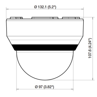 Купольная IP-камера SND-6084P