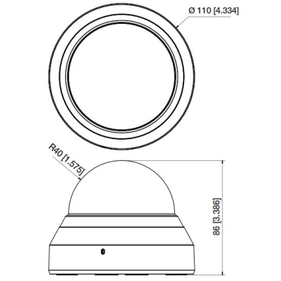 Купольная IP-камера SND-L6013P