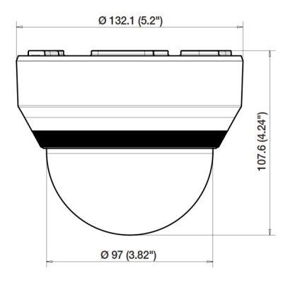 Купольная IP-камера SND-5083P