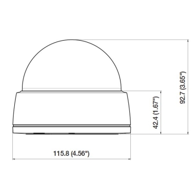 Купольная IP-камера SND-5061P