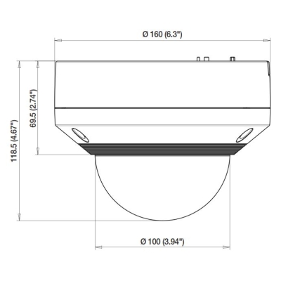 Уличная IP-камера с ИК-подсветкой SNV-8081RP