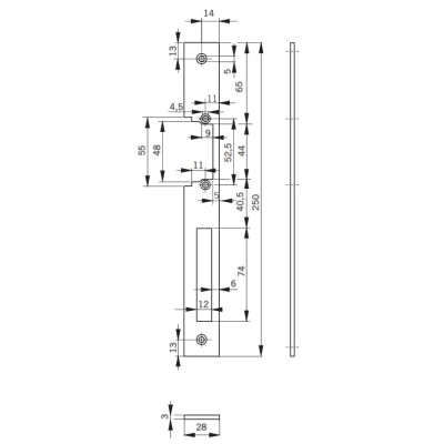 Планка запорная FLM28-Easy Adapt 15180928