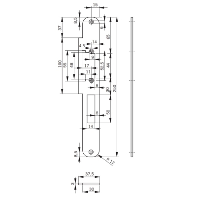 Планка запорная FLR30-Easy Adapt 15180930