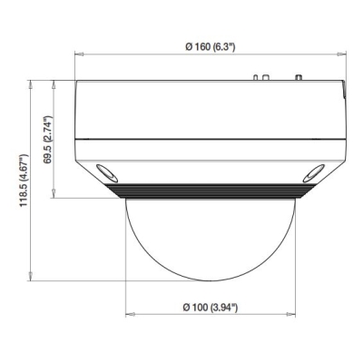 Уличная IP-камера купольная SNV-7084P