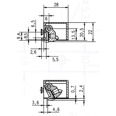 Защелка электромеханическая (Снята с производства) 116E-E41