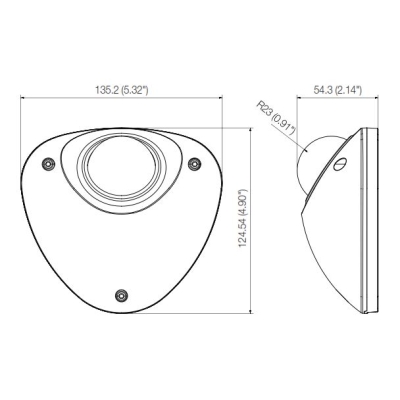 Уличная IP-камера купольная SNV-6012MP