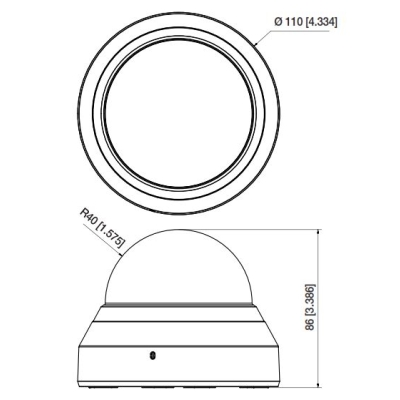 Купольная IP-камера SND-L6012P