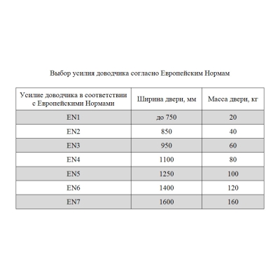 Дверной доводчик DC200