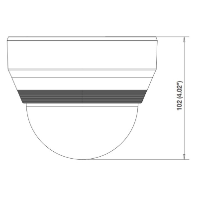 Купольная HD-SDI камера SCD-6021P