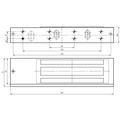 Электромагнитный замок ST-EL500ML